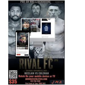 Rival FC Pay per View Flier from jmurrayathletics, Rival FC November 22nd, Paducah KY.