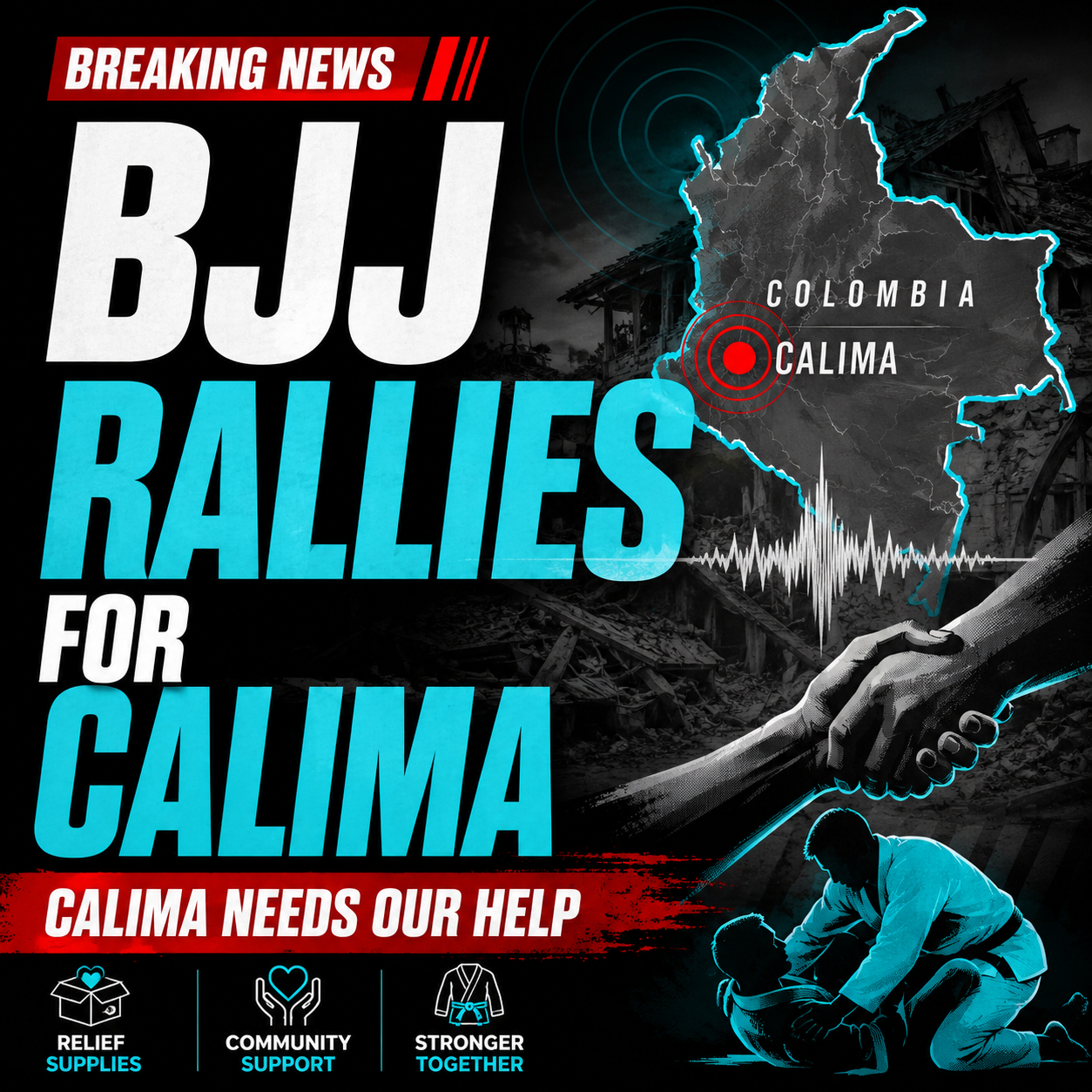 CALIMA NEEDS OUR HELP, BJJ RALLIES FOR CALIMA